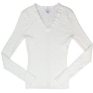Hooked Up Ribbed Knit Juniors Top NWT